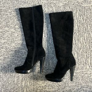 🔥 Calvin Klein Women's Cristina Knee-High Black Boot Sz. 9